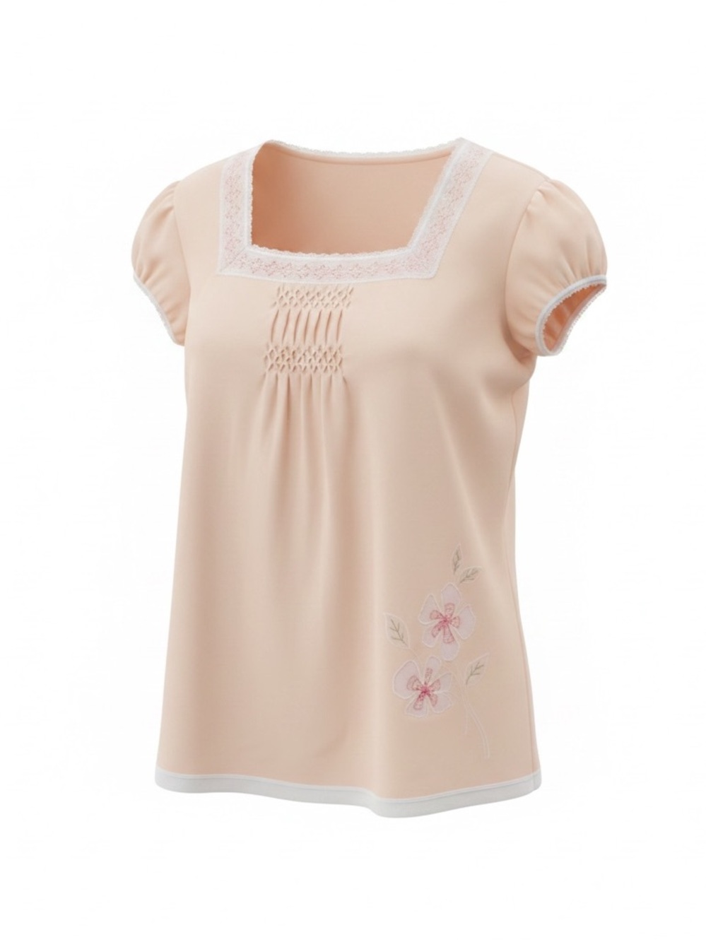 Aria Cream Floral Embroidered Blouse